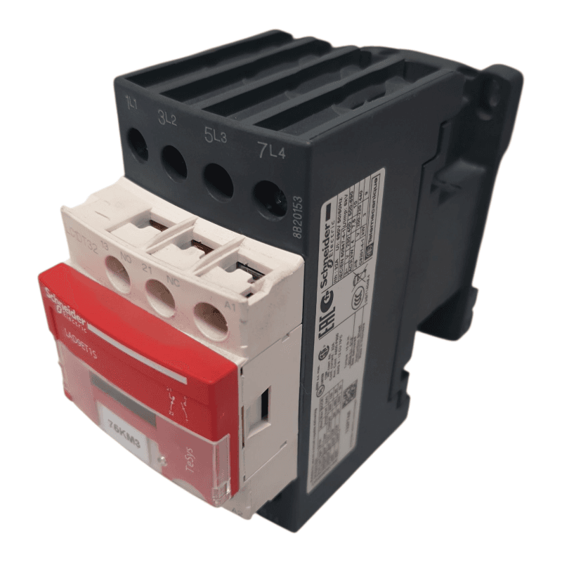 IEC contactor, TeSys Deca, nonreversing, 32A resistive, 4 pole, 4 NO, 230VAC 50/60Hz coil, open style