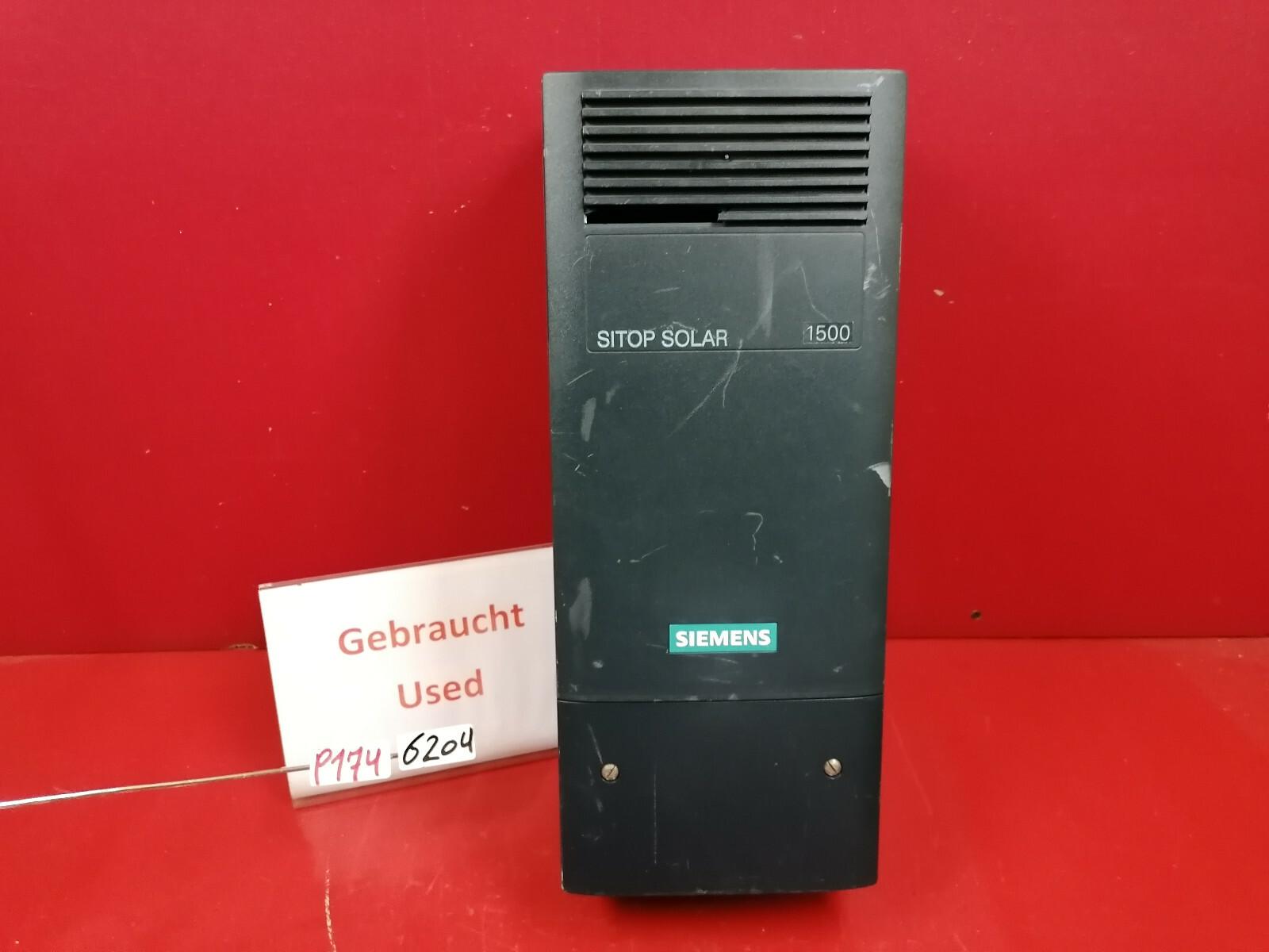 Sitop Solar 1500 Siave 6EP6144-1SA11 with transport damage
