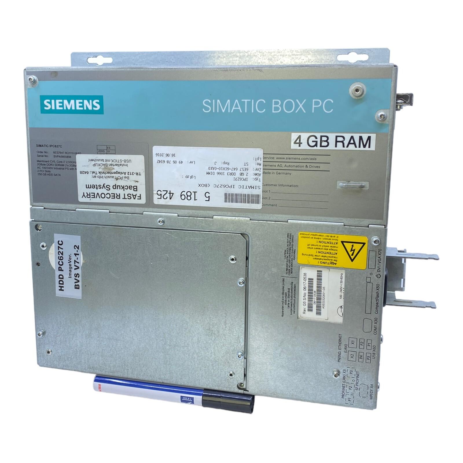 6ES7647-6CH10-0AX0 Simatic Box 100/240V AC 6ES7647-6CH10-0AX0 Siemens