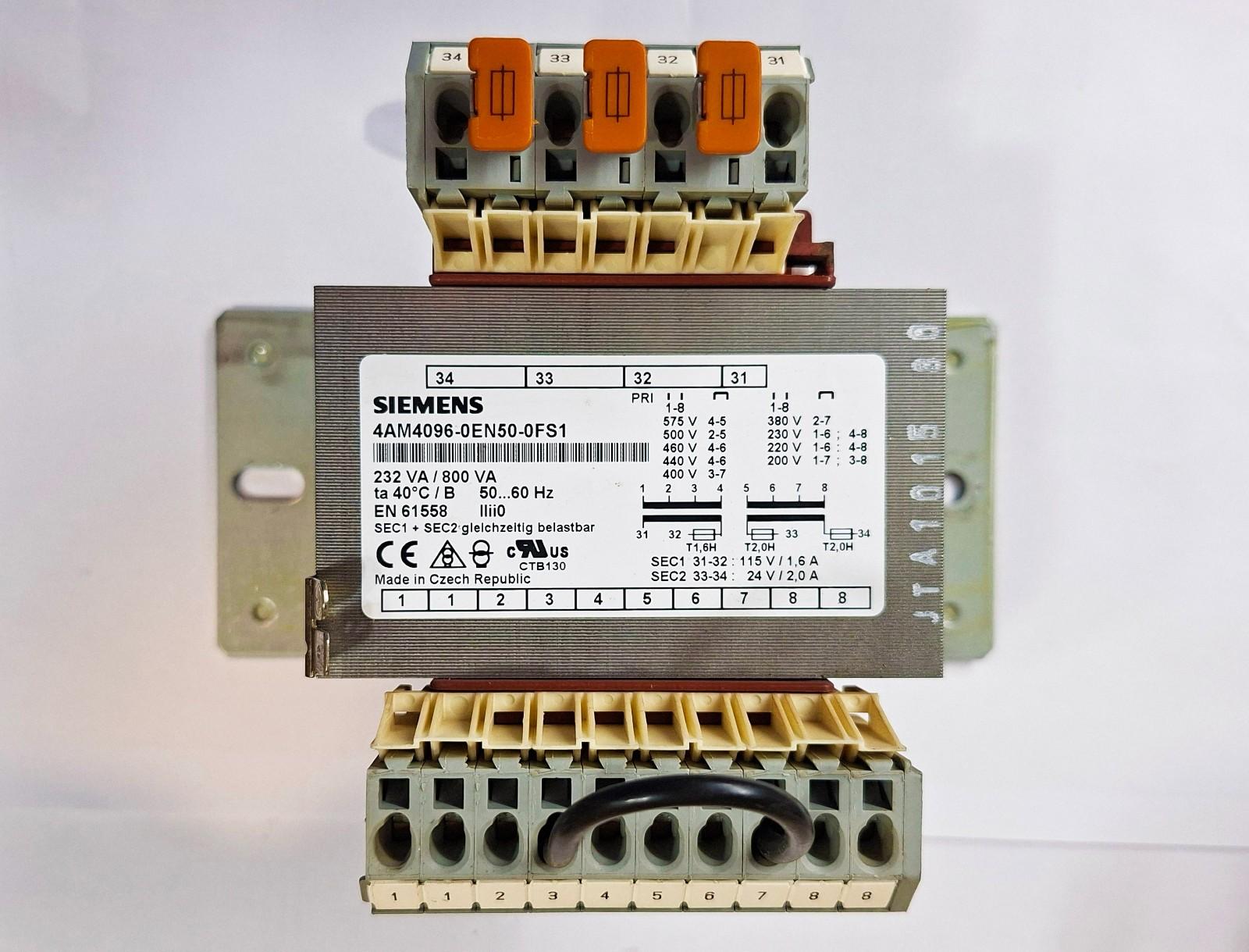 Transformator 4AM4096-0EN50-0FS1 232 VA 800 VA)