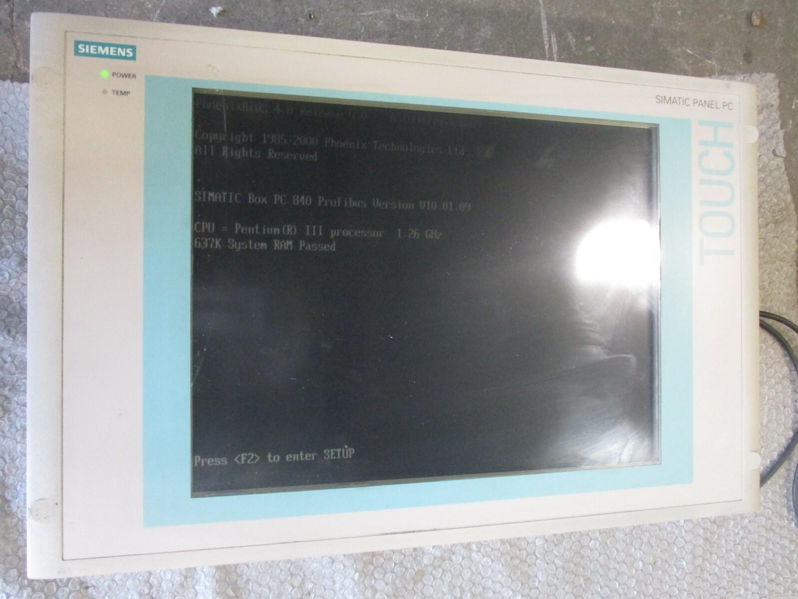A5E00338530 Simatic Panel Ser P6 Touch Panel system 15"TFT ES:E