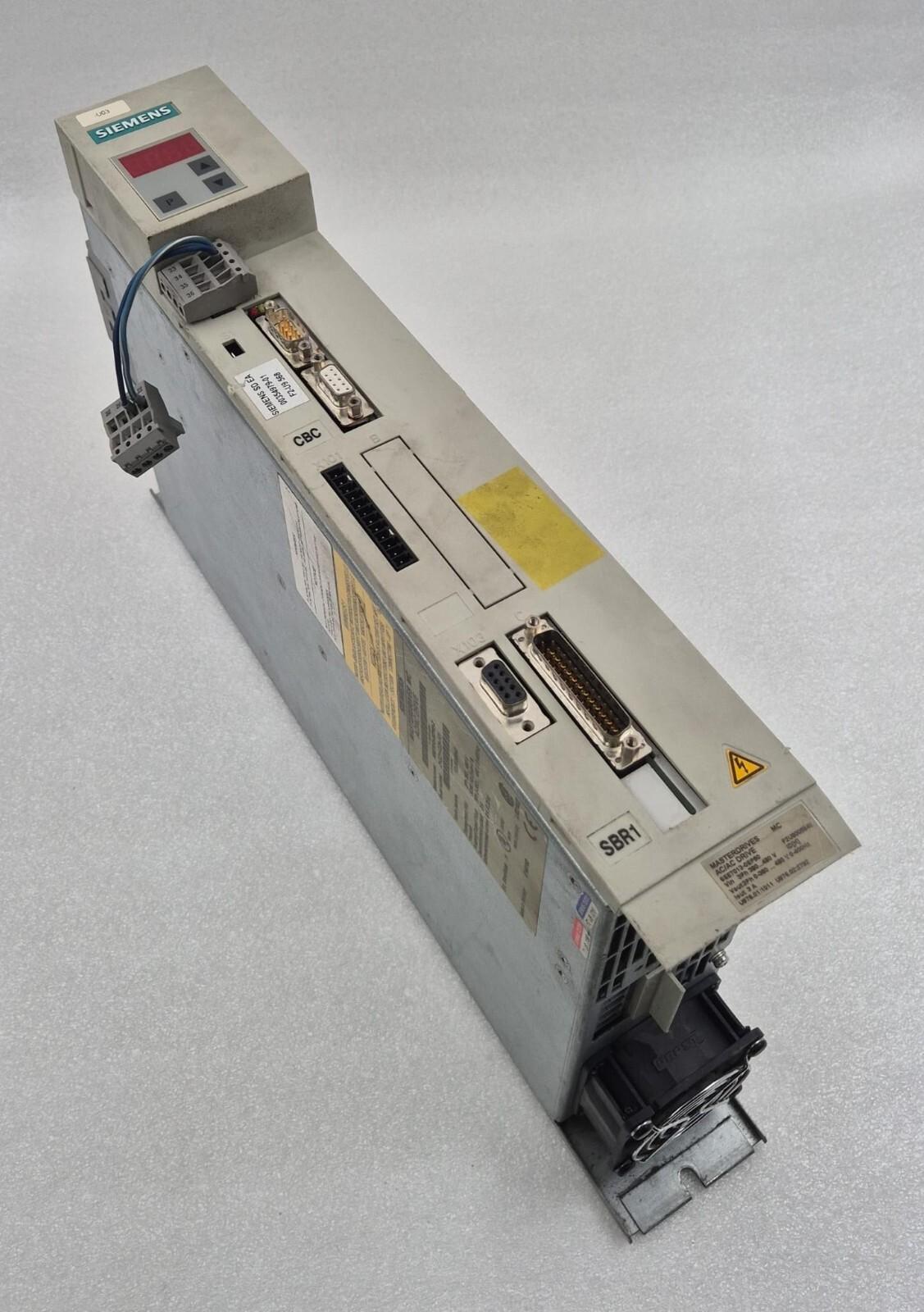 MASTERDRIVES MC AC/AC DRIVE 6SE7013-0EP50-Z Z=G21+C23+F01 Freq. Inverter