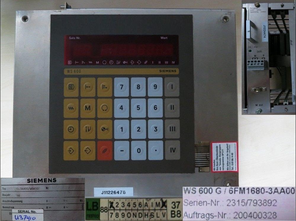 WS 600 6FM1680-3AA00 WS600G 14-1 1932