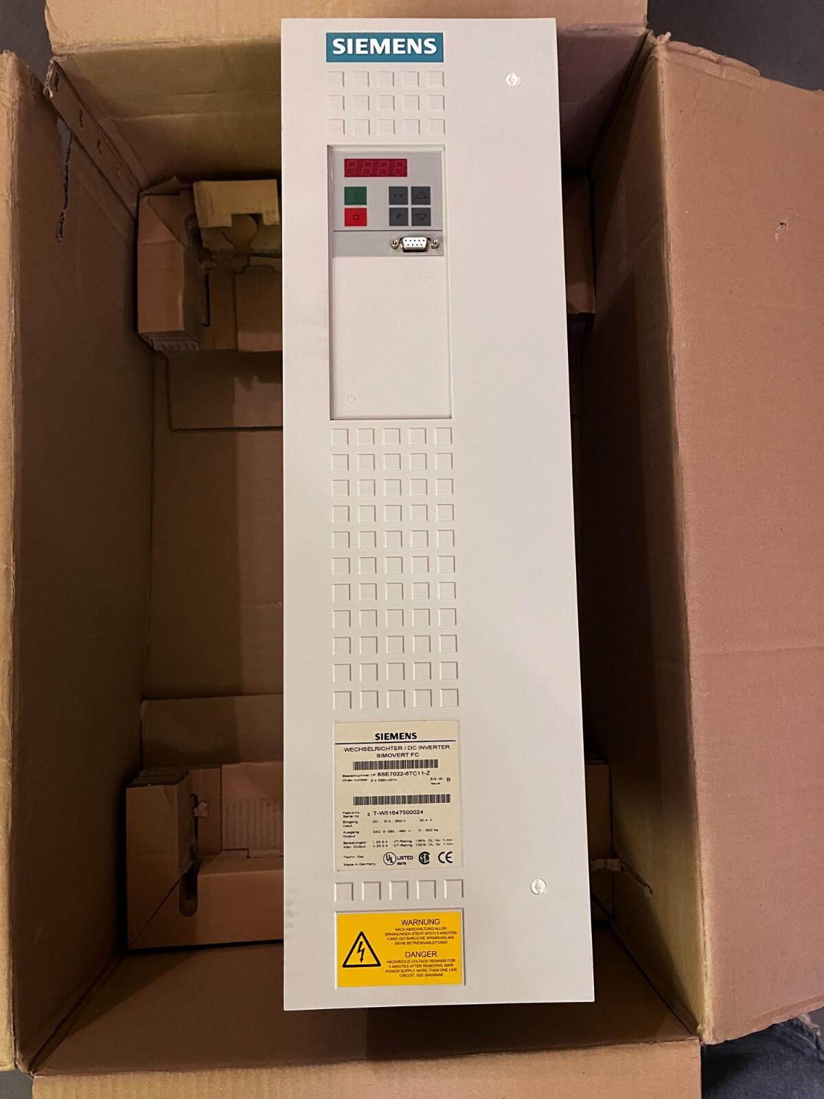 Inverter SIMOVERT FC Version 6SE7022-6TC11-Z 065
