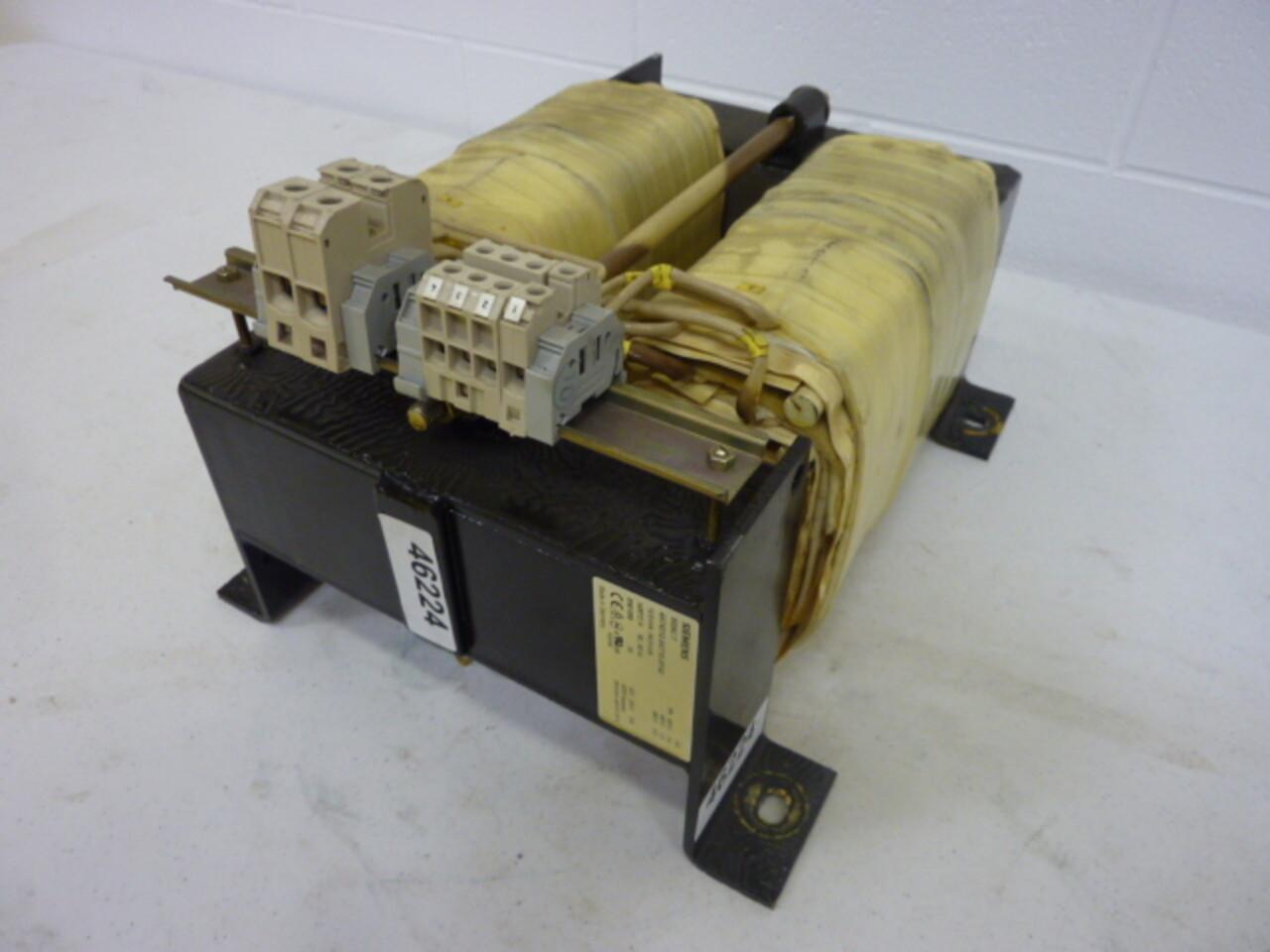 12.5 kVA 54.5 kVA Control Transformer 4AT4312-5AT10-0FA0 46224