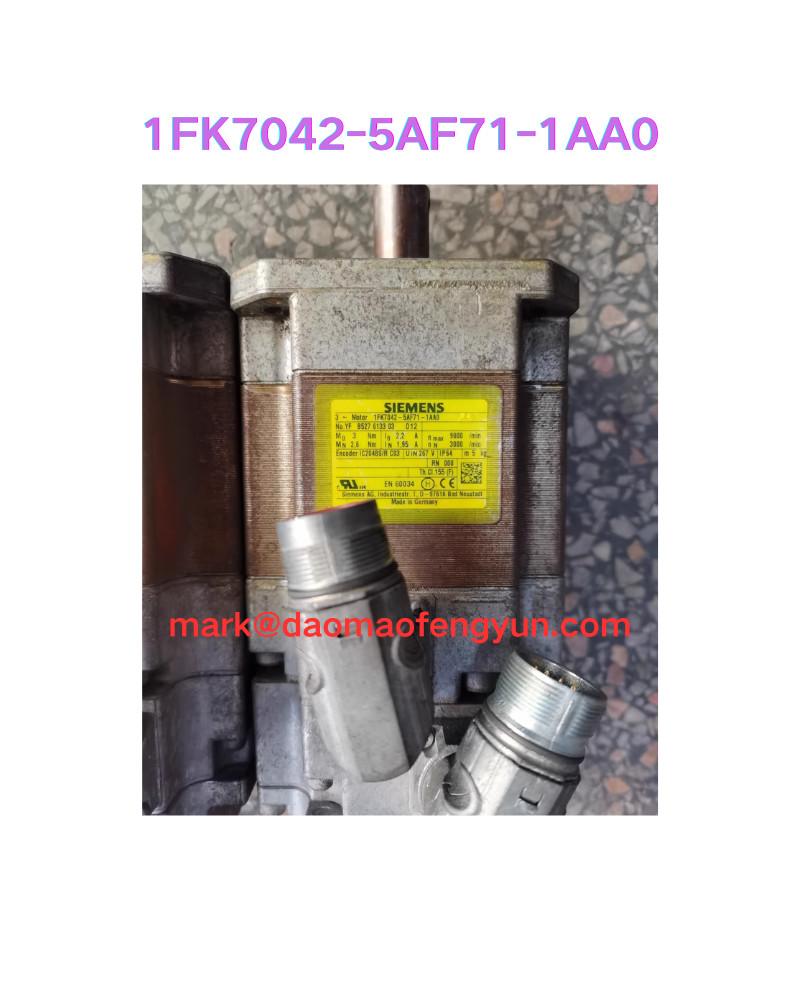1FK7042-5AF71-1AA0 Second hand motor test OK,