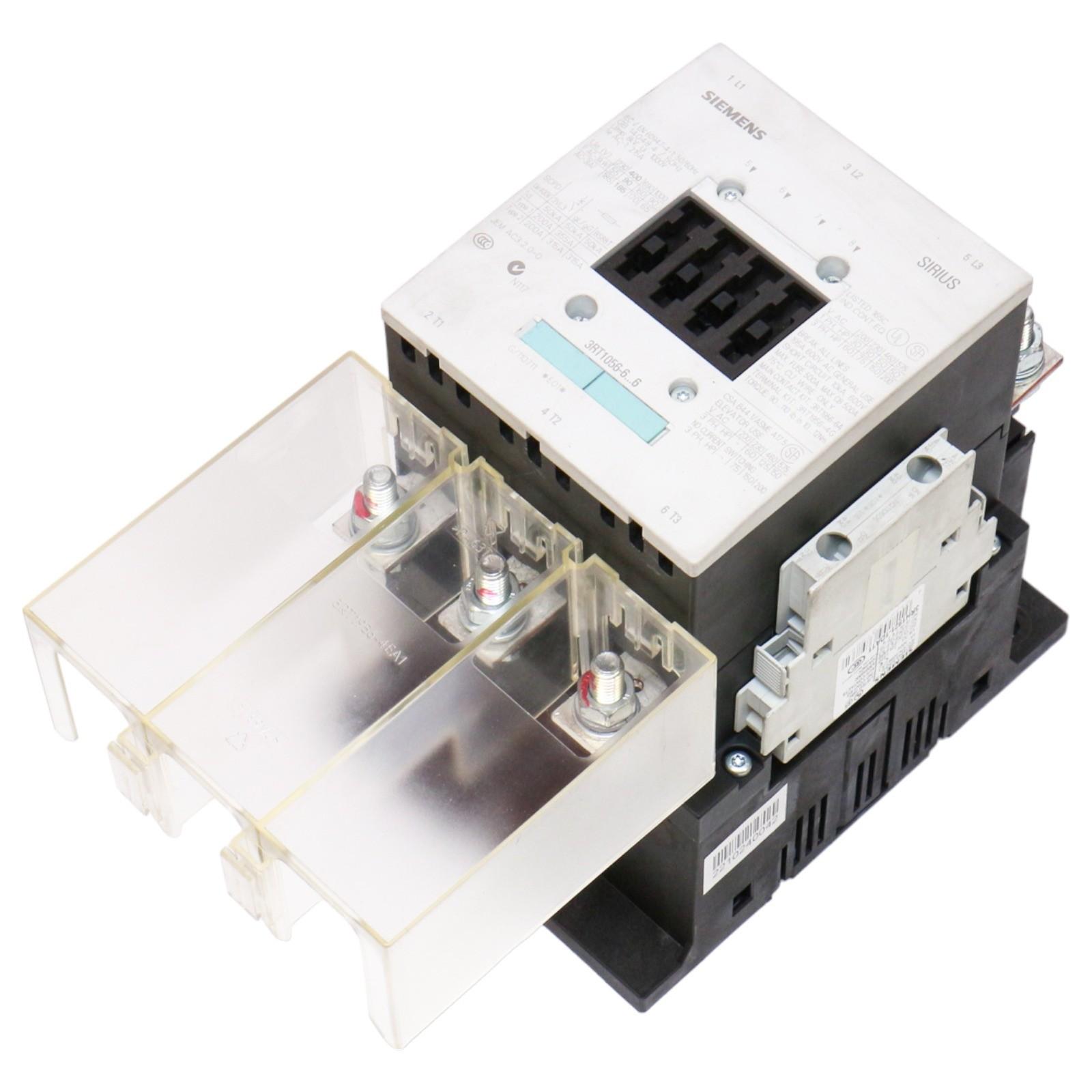 CONTACTOR S6 185A 220-240VUC 3P BAR