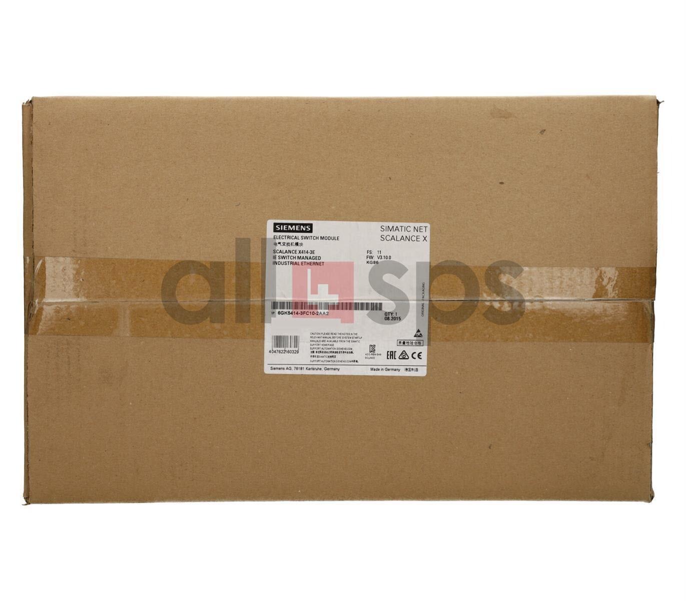 SCALANCE COMPL.RACK X-400, X414-3E, IE SWITCH 6GK5414-3FC10-2AA2 NS)