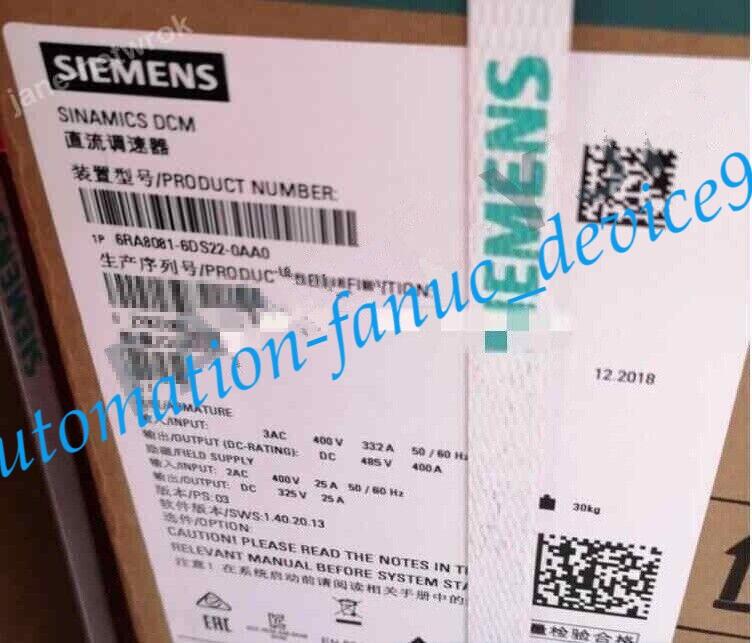 6RA8081-6DS22-0AA0 SINAMICS DC CONVERTER 6RA8081-6DS22-0AA0