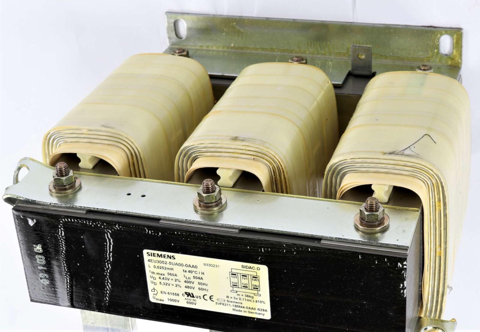 4EU3052-5UA00-0AA0 Phase Choke