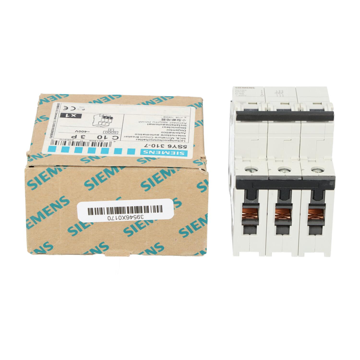 SUP PTOR 5SY6 3P 480V 10A 5K C-TRIP