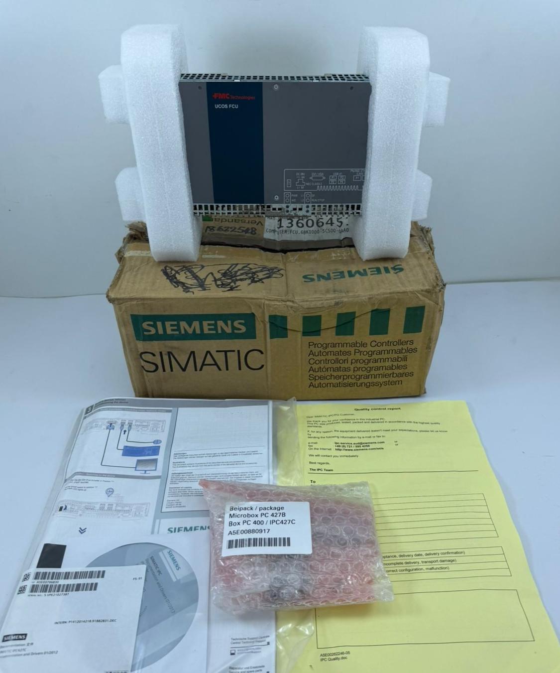 SIMATIC IPC427C CSI 36M Service Option 6BK1000-5CS00-0AA0 FMC UCOS FCU