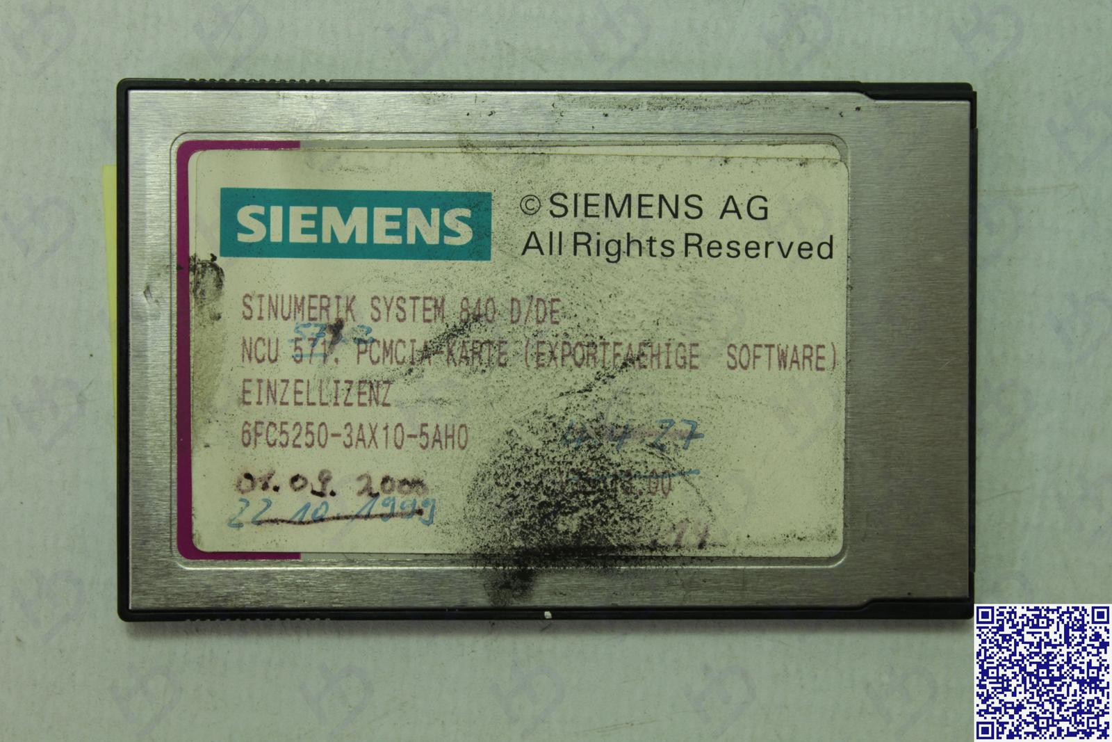 6FC5250-3AX10-5AH0 SINUMERIK 840D SYSTEM SOFTWARE NCU 571