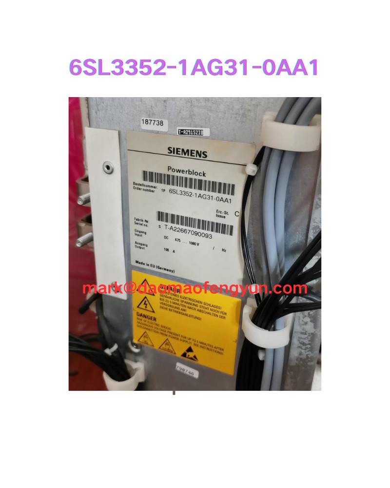 6SL3352-1AG31-0AA1 Second hand power unit testing OK,