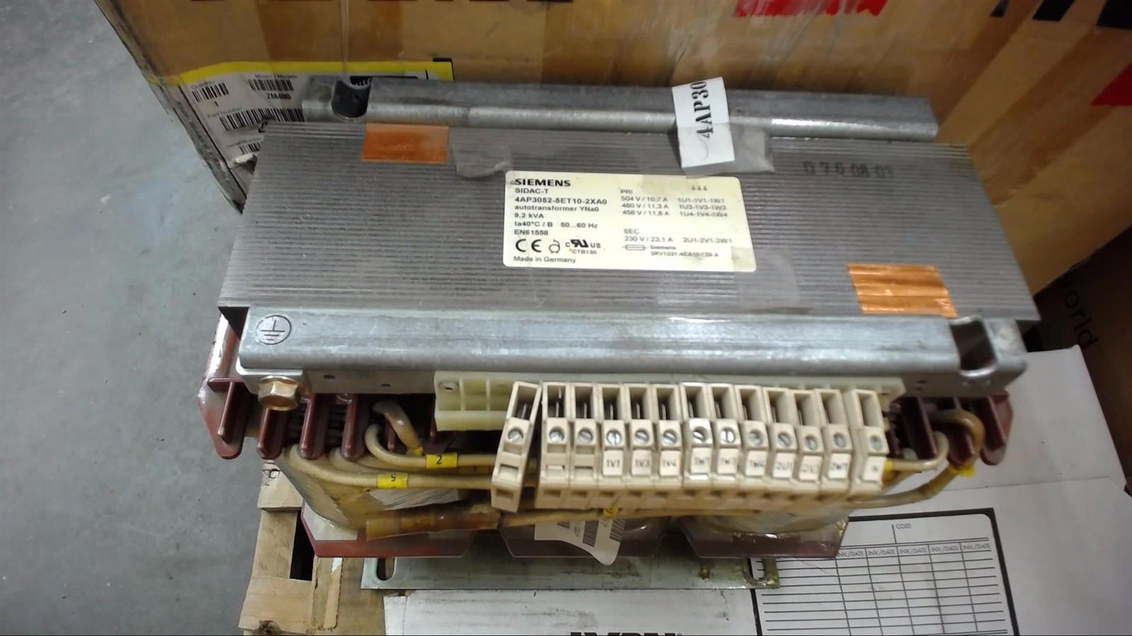 4Ap3052-5Et10-2Xa0 9.2 Kva Transformer 504, 480, 456 Prim, 230 Sec.