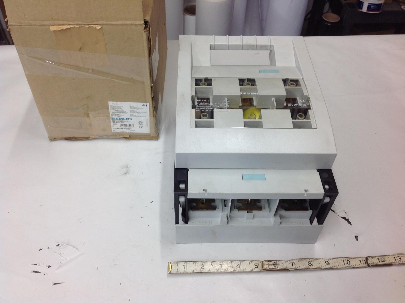 3NP4376-1CG01 Fuse Switch Disconnector 400A, 690V, 60mm