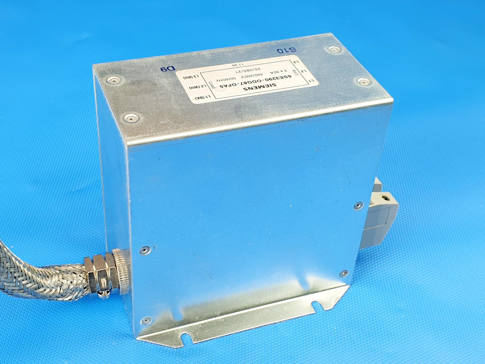 6SE3290-ODG87-OFA5 6SE3290-0DG87-0FA5 440/250V POWER LINE FILTER