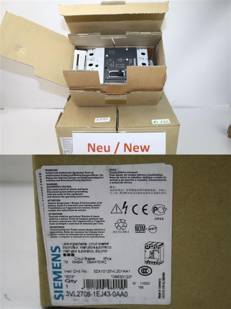 3VL2708-1EJ43-0AA0 circuit breaker 80A circuit breaker