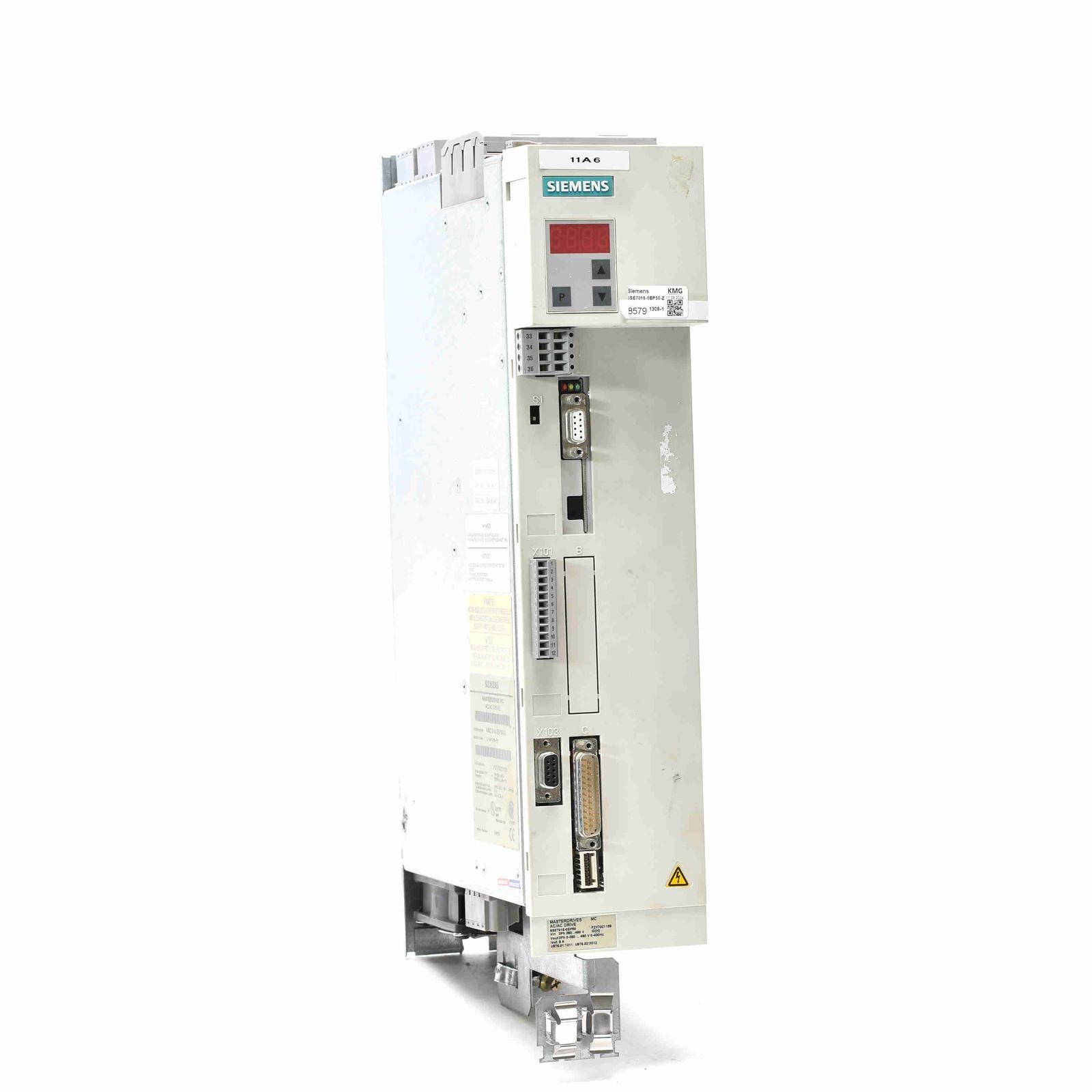Simovert Masterdrives 6SE7018-0EP50 6SE7018-0EP50-Z Z=F01+G91+C43