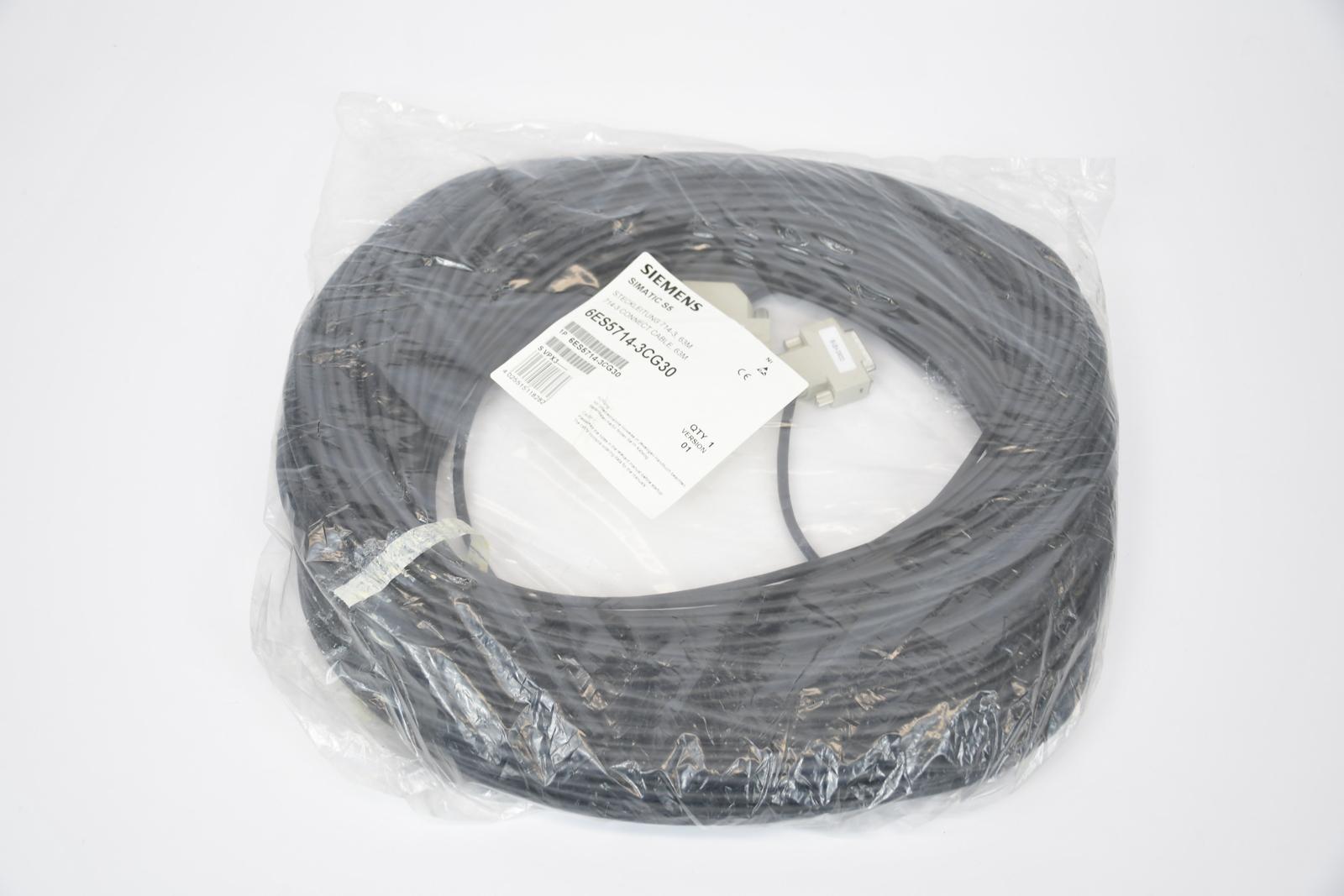 Simatic S5 Plug Cable 714-3 63M 6ES5714-3CG30 6ES5 714-3CG30 Versi