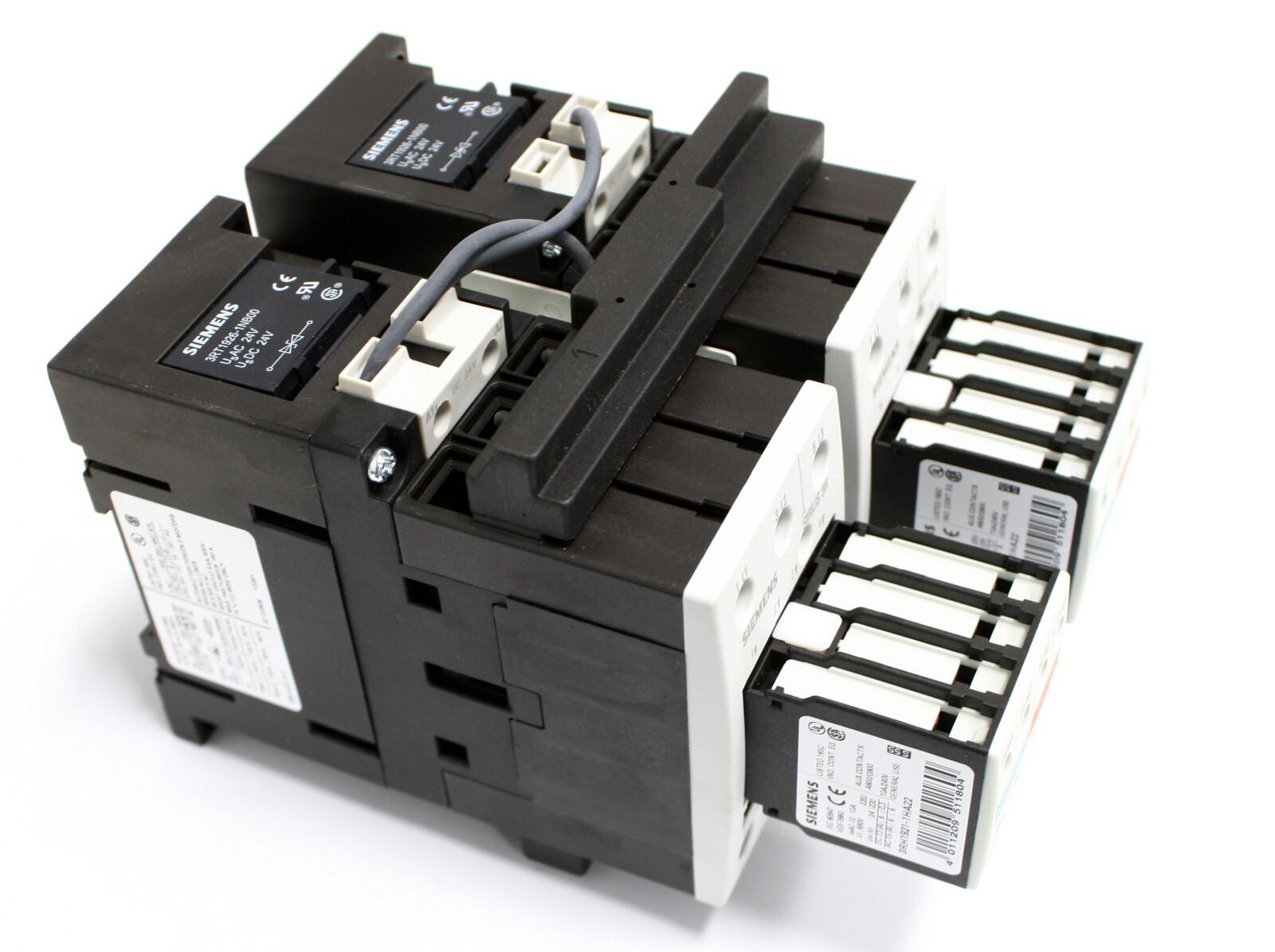 3RA1335-8XC34-1QB4 Reversing Contactor 3RT1035 60A 40HP 575V Coil 24VDC