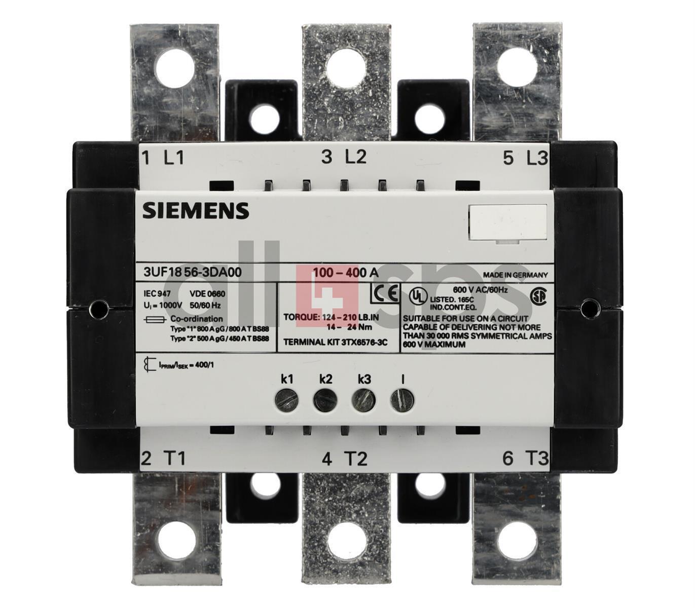 CURRENT TRANSFORMER, PHASE 3UF1856-3DA00 US)