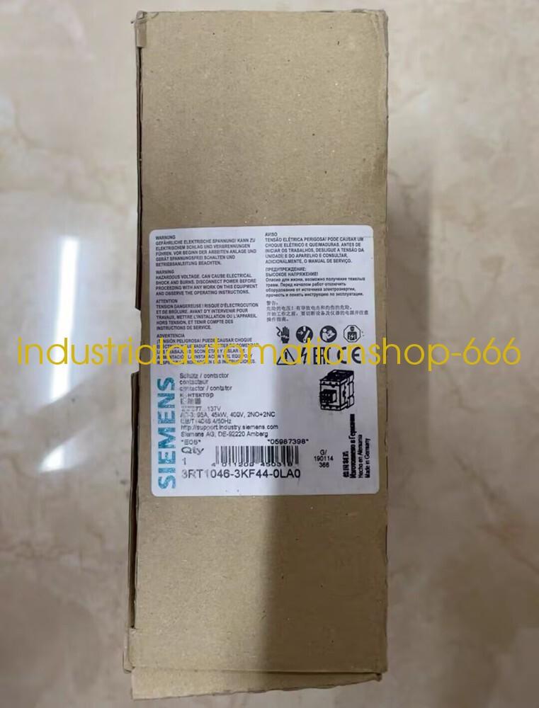 3RT1046-3KF44-0LA0 contactor Via or