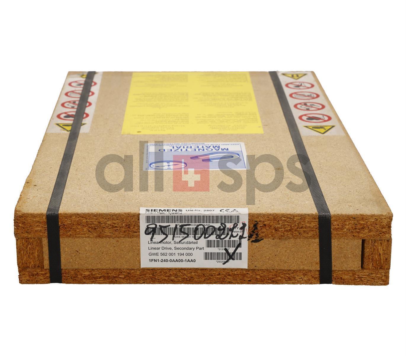 LINEAR MOTOR SECONDARY PART 504MM, 1FN1240-0AA00-1AA0 NO)