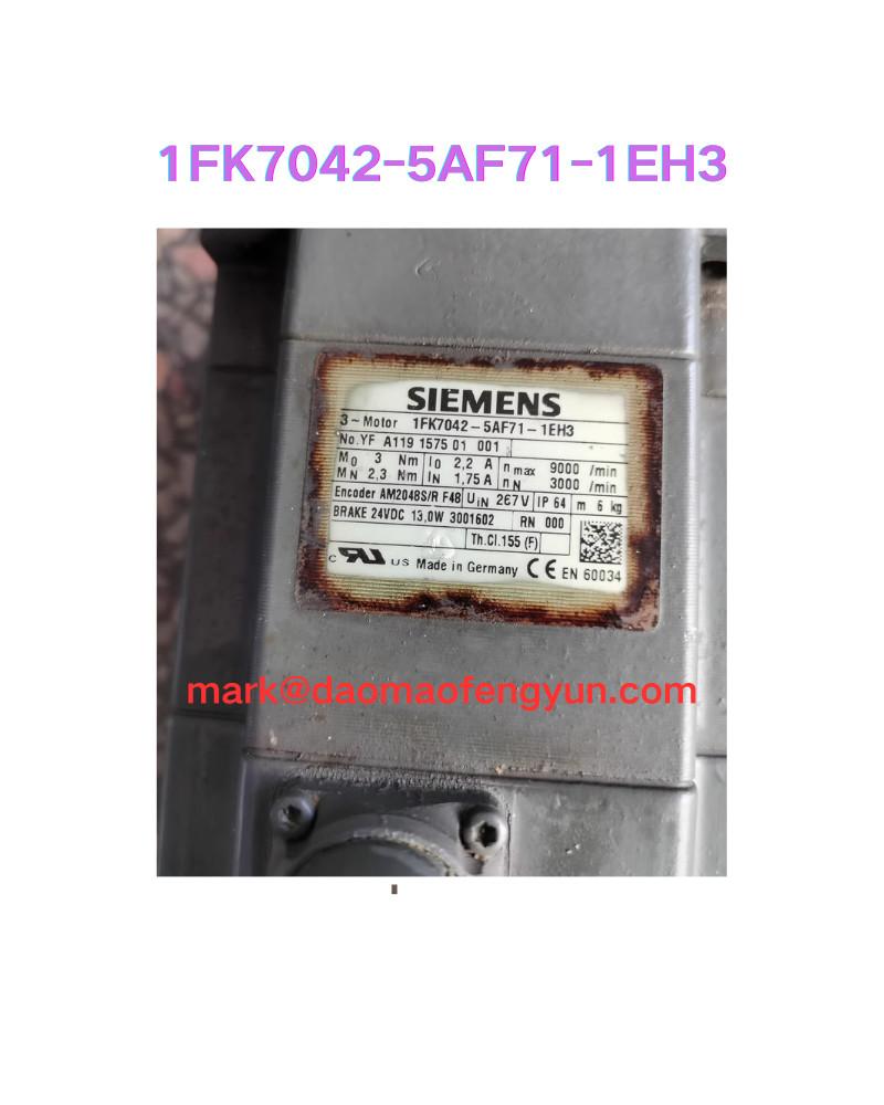 1FK7042-5AF71-1EH3 Second hand motor test OK,
