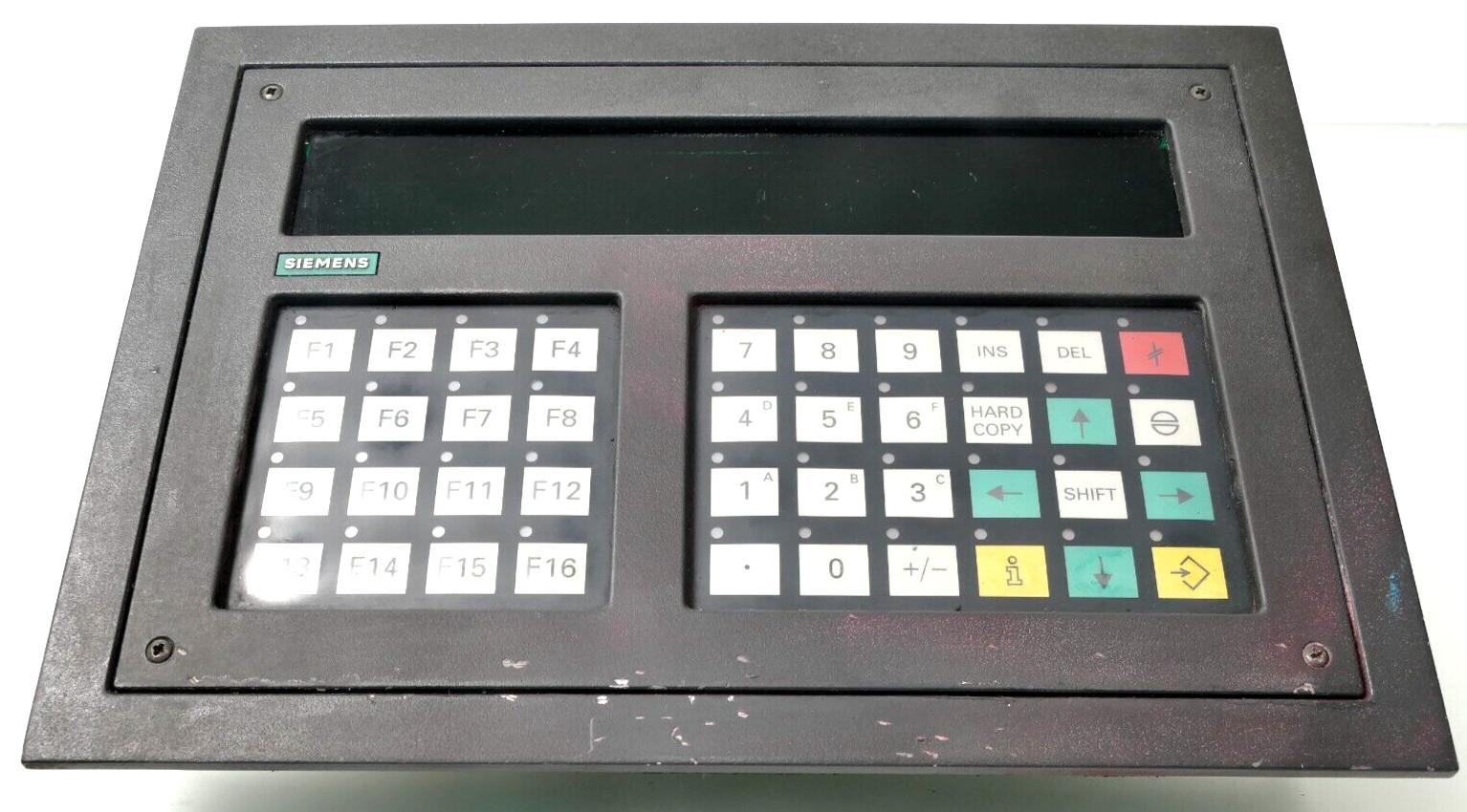 Operator Panel OP20/240-8 6AV3 520-1EL00 E:A05 6AV3520-1EL00