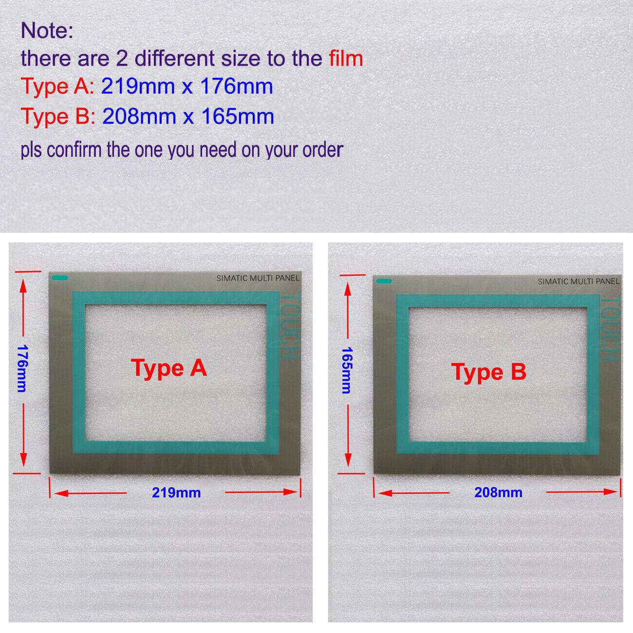 MP277 8'' TOUCH 6AV6 643-6CB01-0GH0 6AV6643-6CB01-0GH0 Screen Film