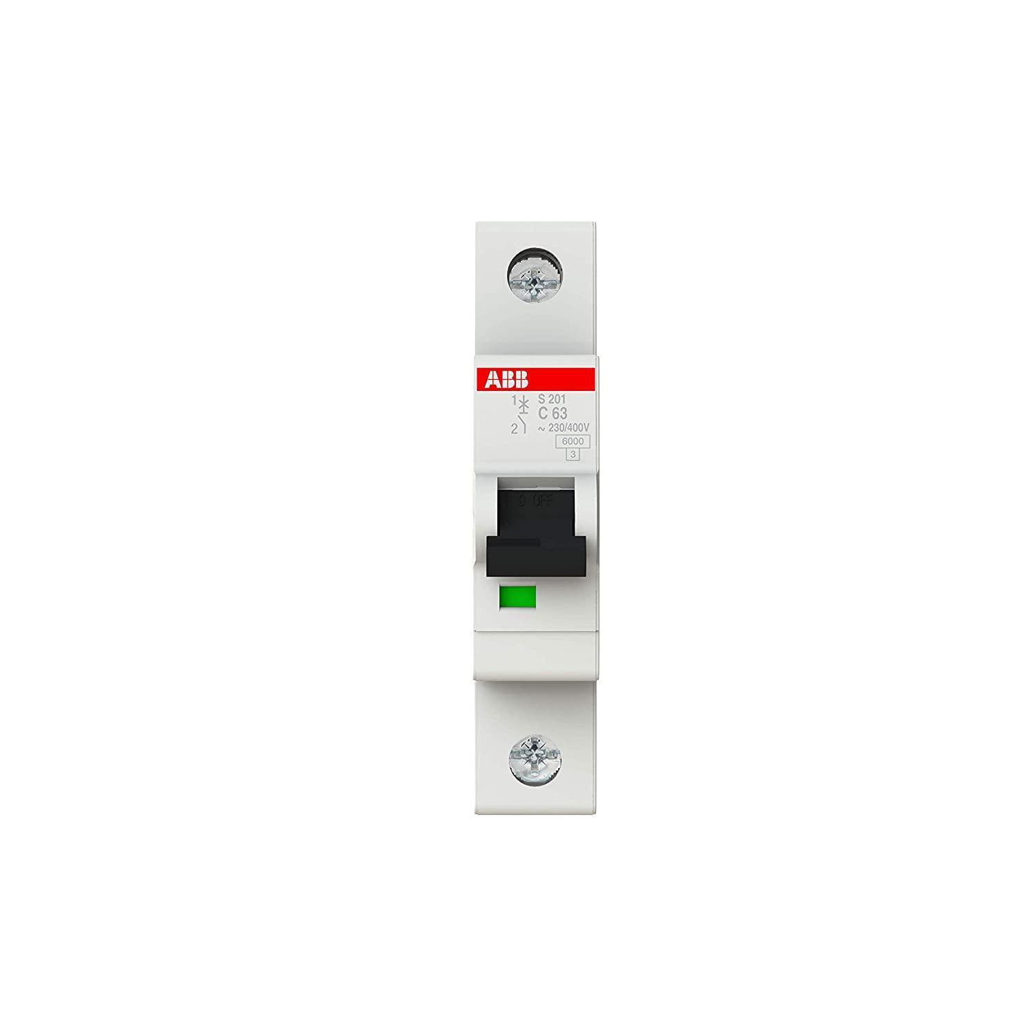 S201-C63 Miniature Circuit Breaker - 1P - C - 63 A