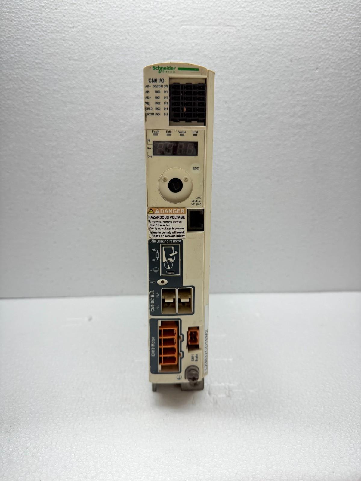 motion servo drive, Lexium 32, 18A, single phase, supply voltage 115 to 230V, 0.5 to 1kW, modbus