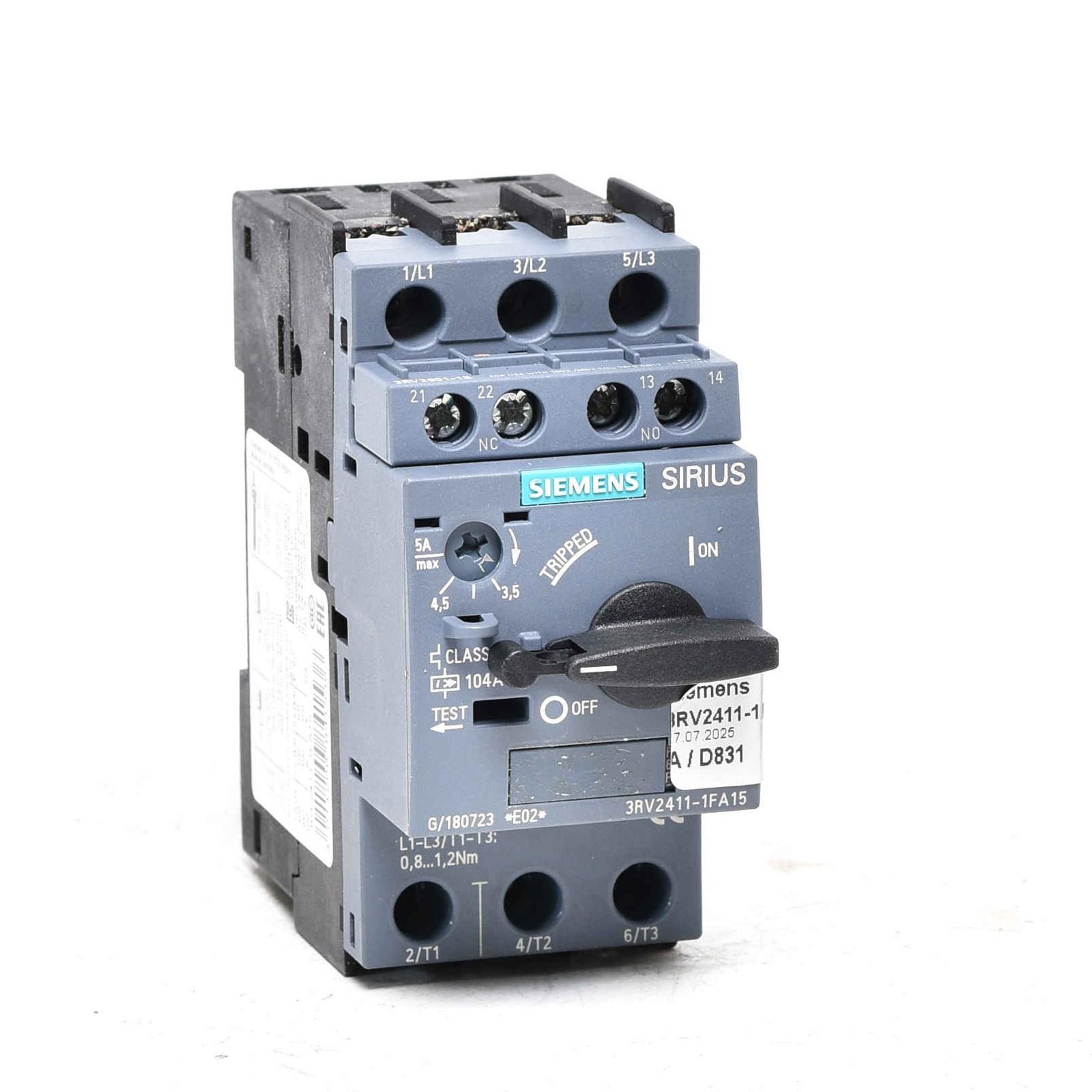 MSP S00 FOR XFRMR 3.5-5A AUX 1NO+1NC