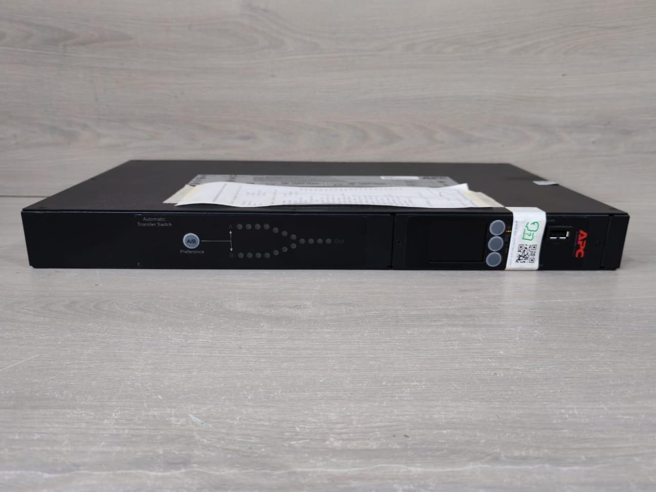 RACK ATS, 230V, 16A, C20 IN, (8) C13 (1) C19 OUT