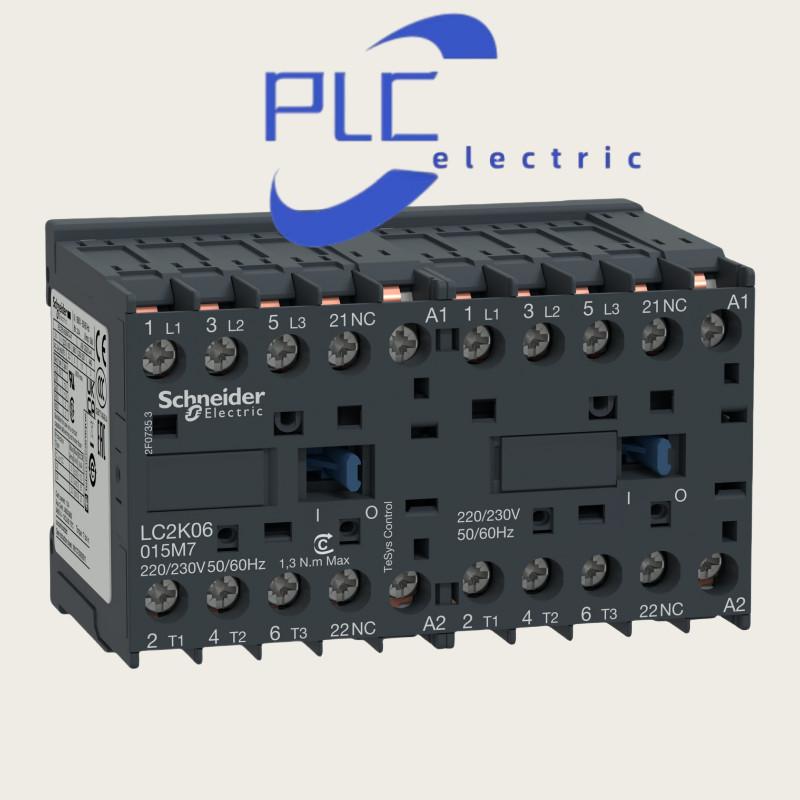 Reversing contactor, TeSys K, 3P, AC-3, lt or eq to 440V 9A, 1 NC, 48VAC coil