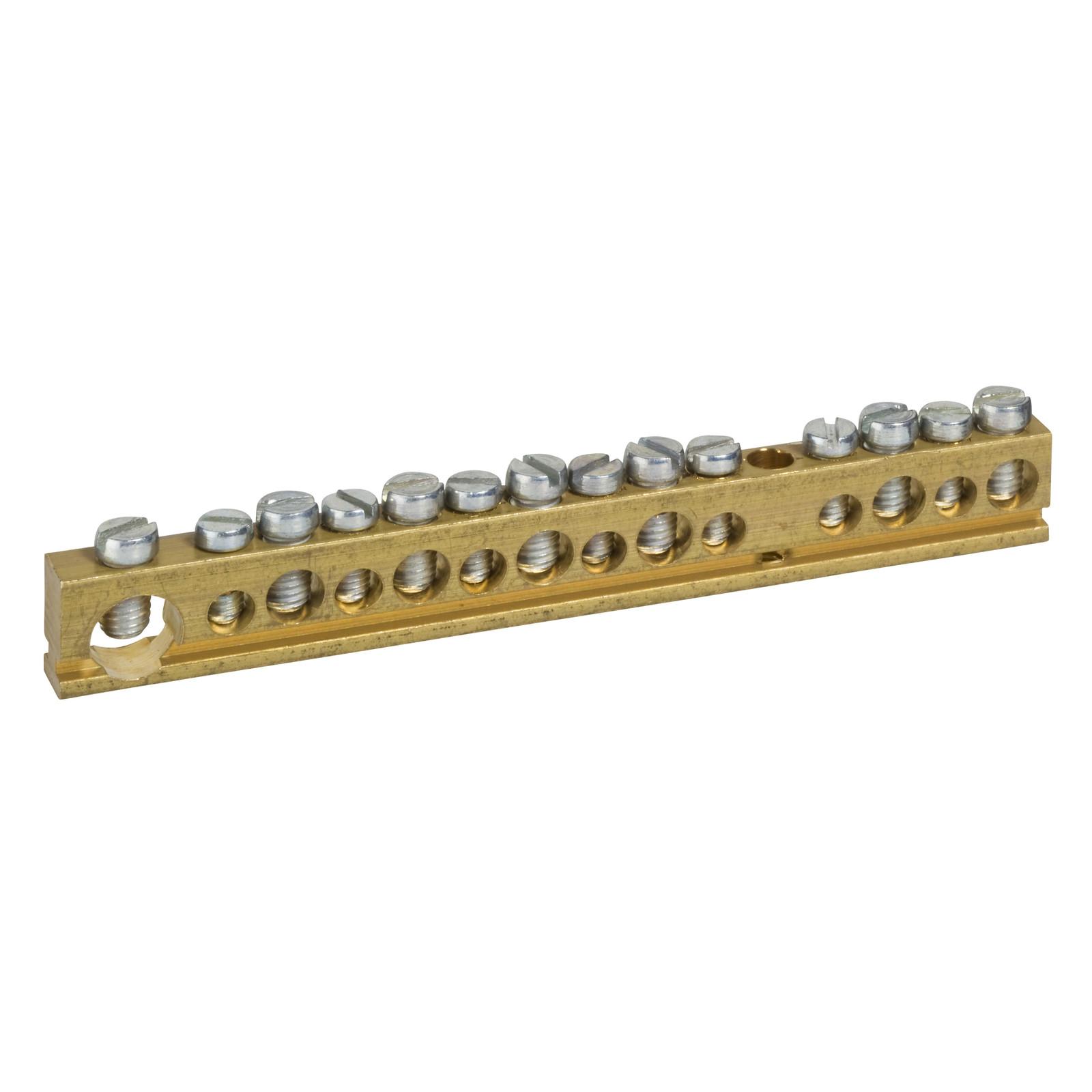 Terminal block - 125A - 14 holes