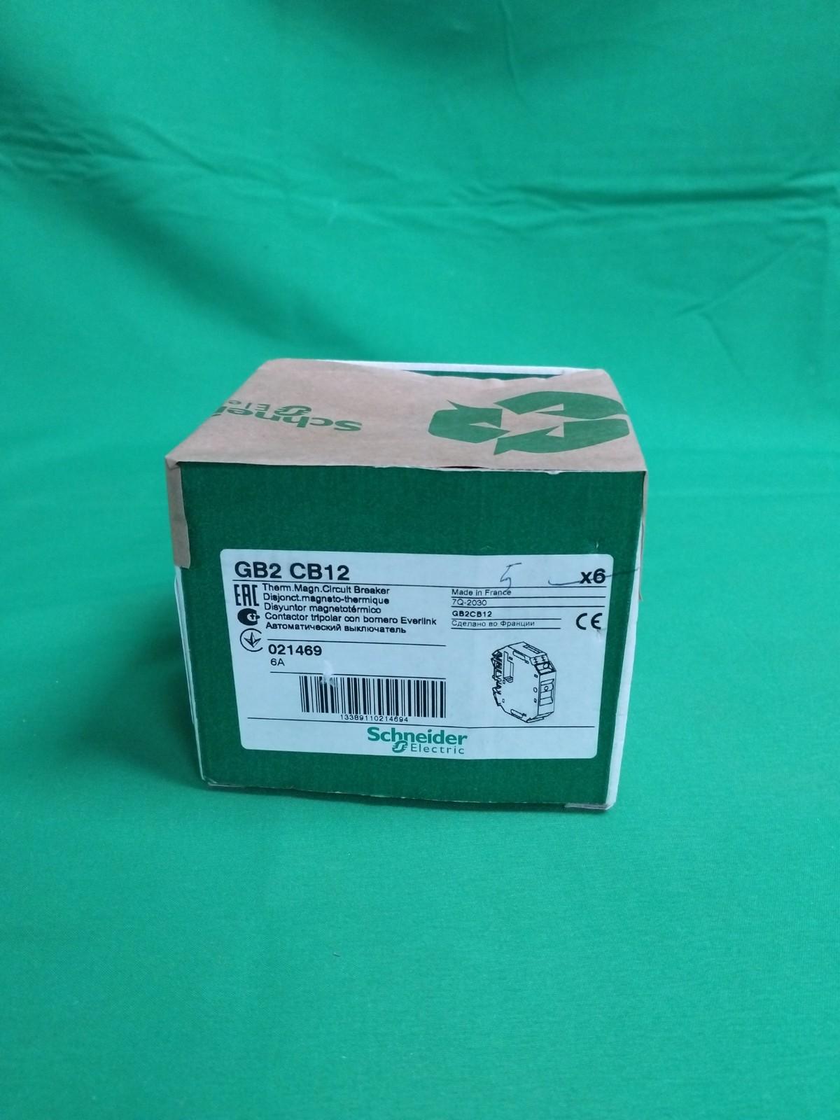 TeSys GB2 thermal magnetic circuit protector, 1 P, 6 A, Id = 83 A