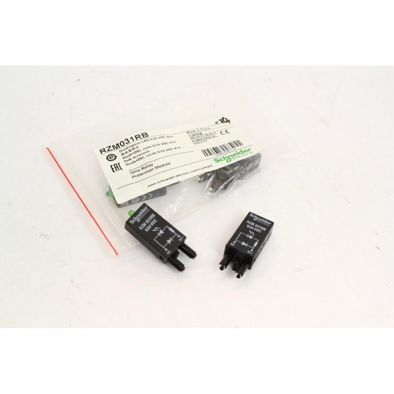 protection accessories, Harmony Electromechanical Relays, diode, green LED, for all sockets, 6…24V DC