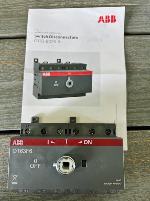 OT63F6 SWITCH-DISCONNECTOR