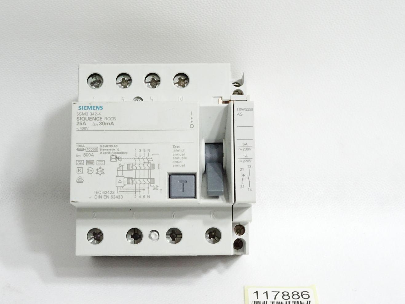 FI PROTECTOR, TYPE B, 4-POLE, 25A, 400V 4MW