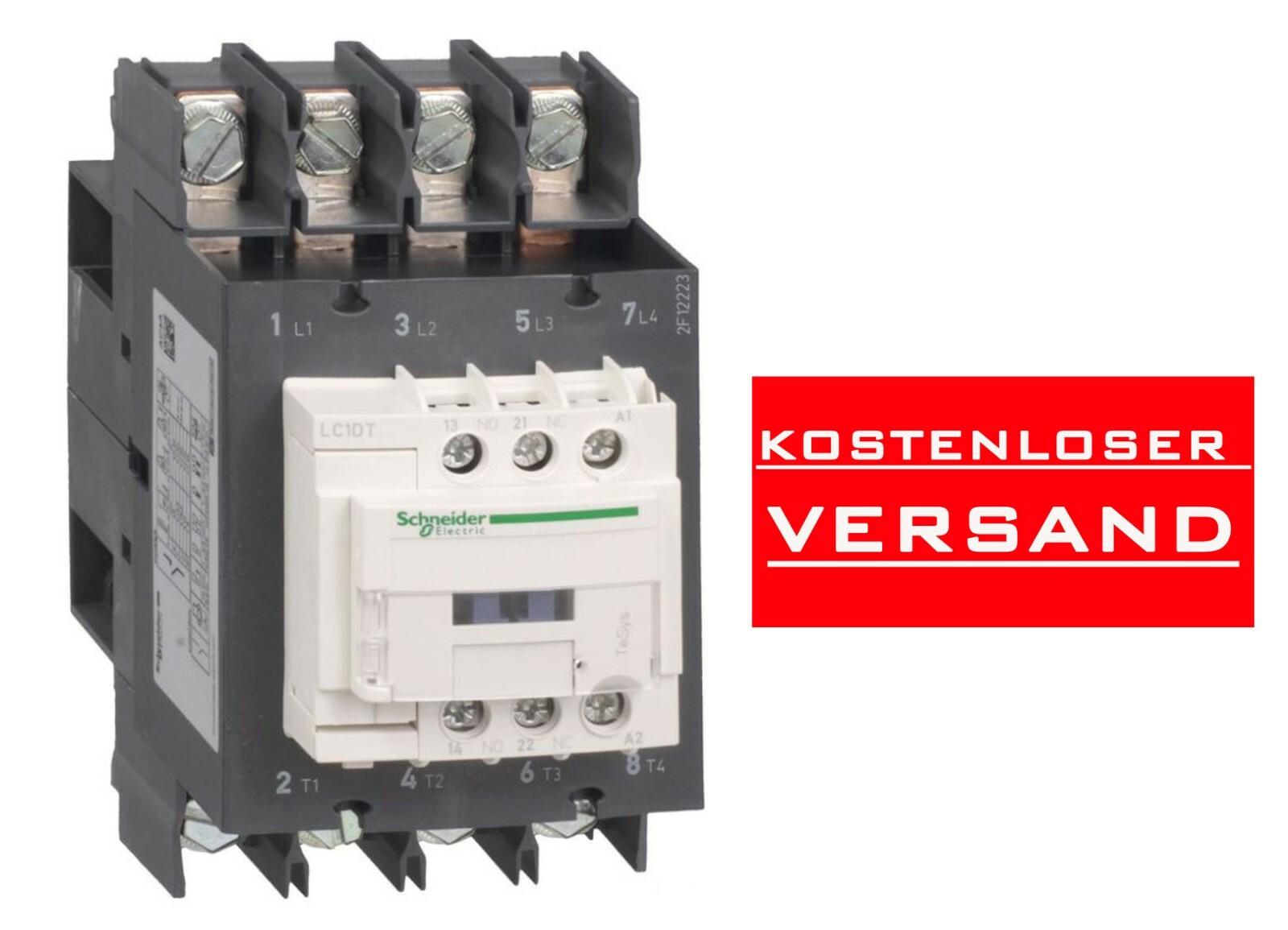 Contacteur de Puissance LC1DT80AD7, 4P, 80A, 42V 50/60HZ