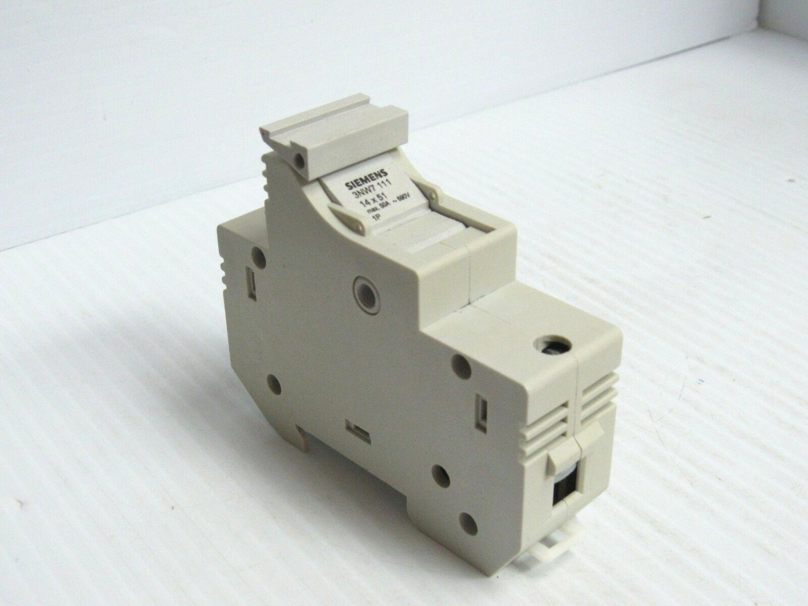 MOD.FUSE BASE SIZE 14X51MM 50A, 1POLE