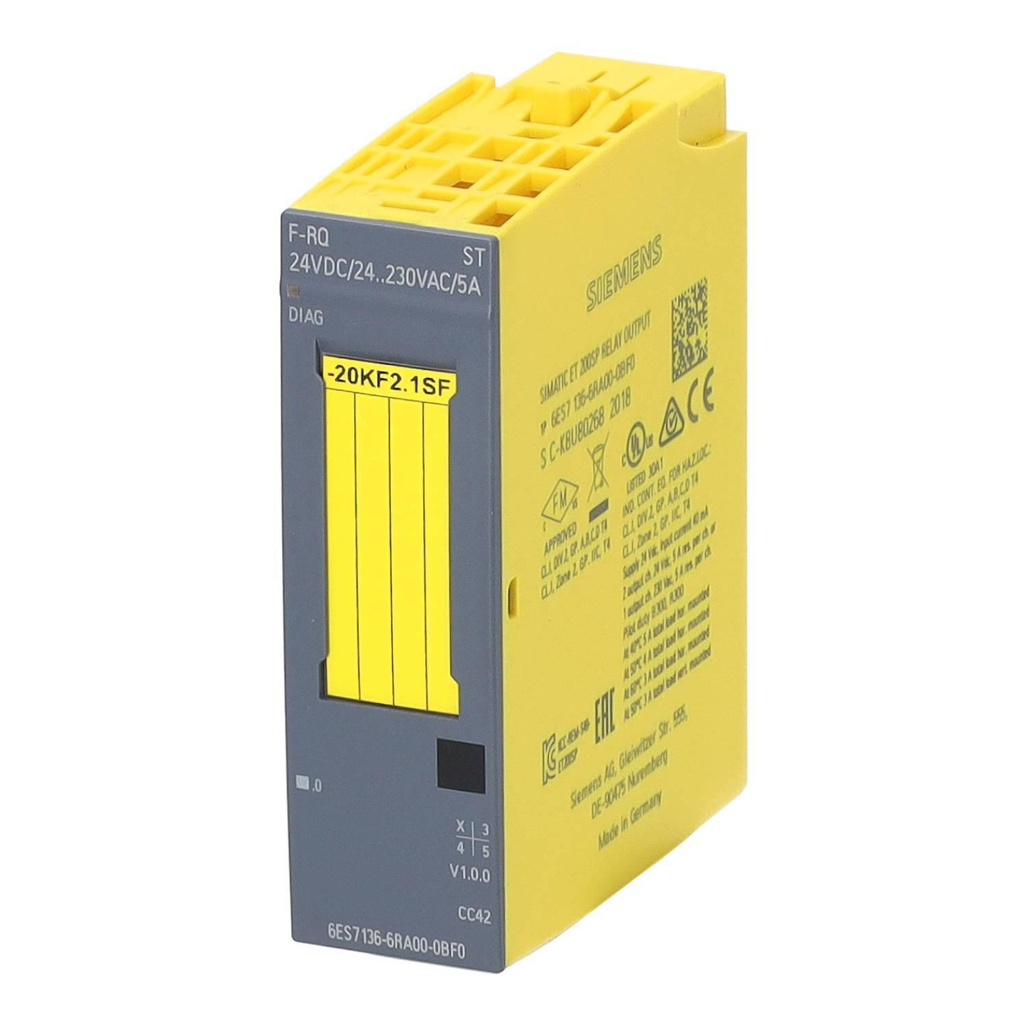 ET 200SP, 1 F-RQ 24VDC/24..230VAC/5A