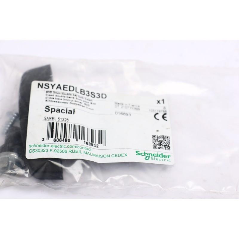 Square lock insert 3mm for Spacial S3D encl.