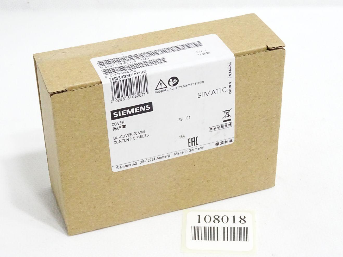 SIMATIC ET 200SP, 5 BU-COVER, 20MM