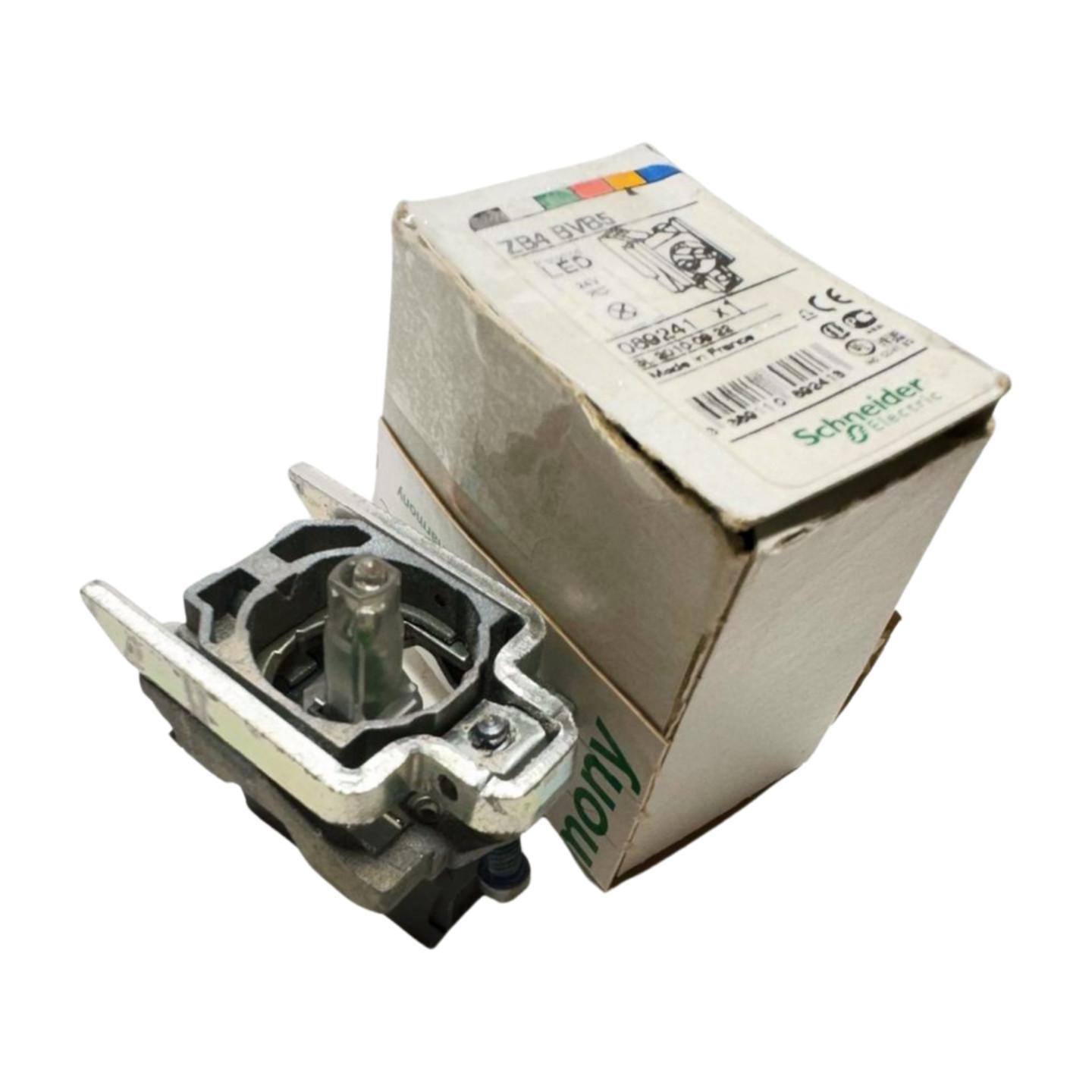 ZB4 BVB5 Yellow Pilot Light Indicator Base, LED, 24V, 89241, ZBV-B5