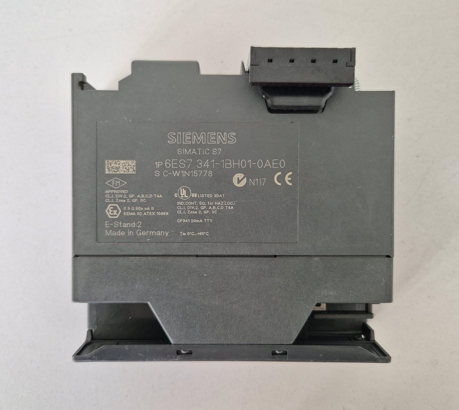 Simatic S7 1P 6ES7 341-1BH01-0AE0 E-Stand: CP 341 20mA TTY