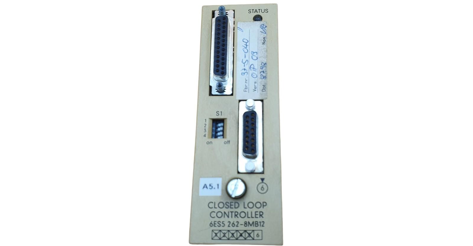 SIMATIC S5 CLOSED LOOP CONTROLER 6ES5 262-8MB12 6ES5262-8MB12
