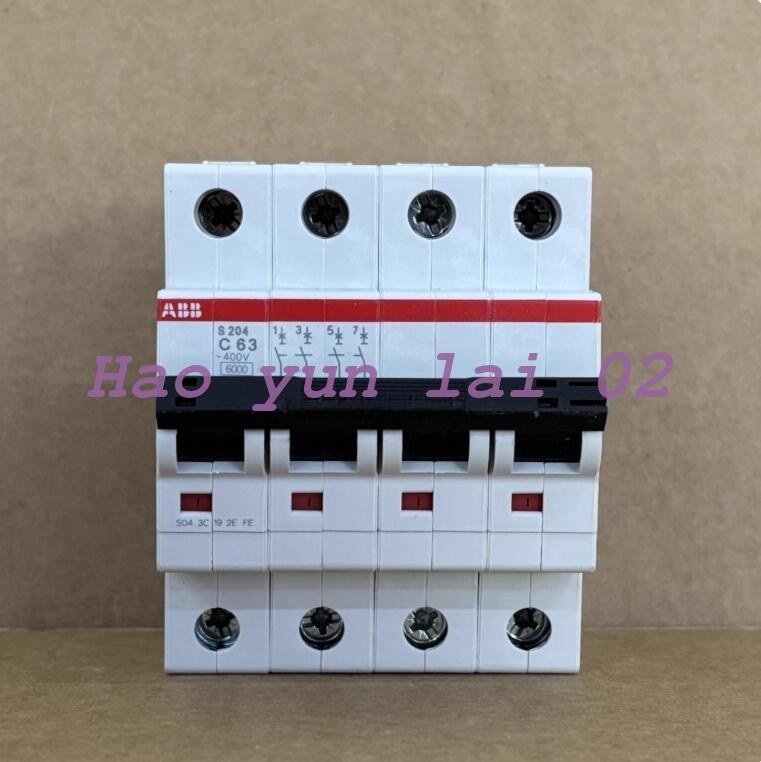 S204-C50 Miniature Circuit Breaker - 4P - C - 50 A